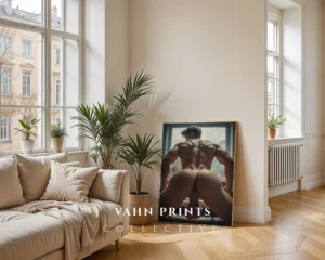 Handsome Man Modern Wall Poster