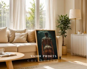 Attractive Male Model Photography Print