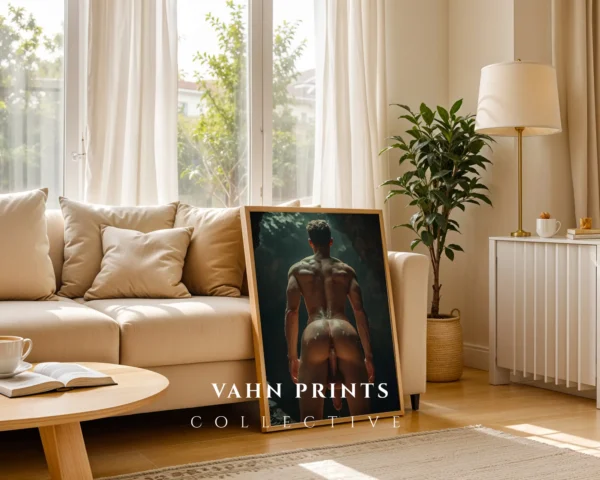 Attractive Male Model Photography Print