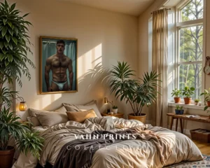 Handsome Man Aesthetic Photography Wall Art