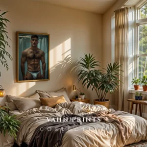 Handsome Man Aesthetic Photography Wall Art