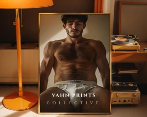 Stylish Hot Guy Photo Wall Decor