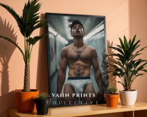 P755c_m1 Hot Male Model Photography Print