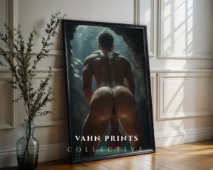 Handsome Male Fine Art Photo Poster