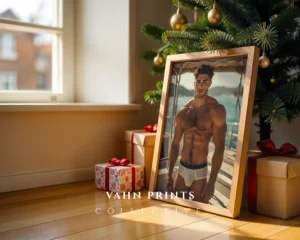 Handsome Male Body Art Photography