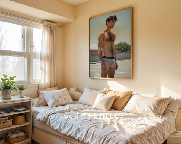 Attractive Guy Modern Wall Art