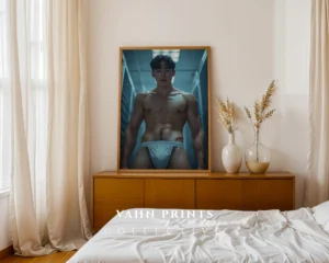 Handsome Man Contemporary Wall Art