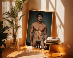 Handsome Male Modern Photography Print