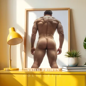 Hot Male Model Aesthetic Print
