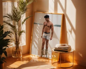 P802c_m1 Masculine Portrait Modern Wall Decor