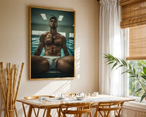 Hot Guy Photo Wall Art Printable