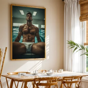 Hot Guy Photo Wall Art Printable