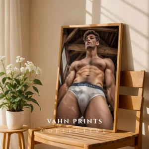 Modern Male Portrait Photo Wall Art