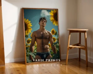 P812c_m1 Hot Male Photography Printable Poster