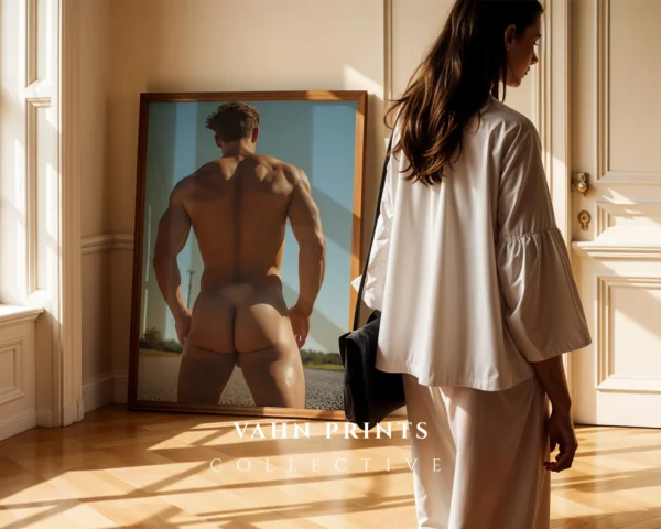 Attractive Male Portrait Photo Print