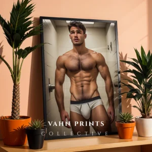 Hot Male Model Photography Wall Art