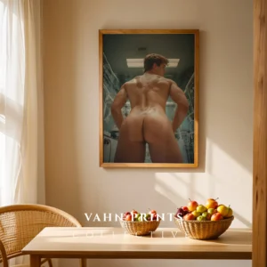 Attractive Man Photography Wall Print