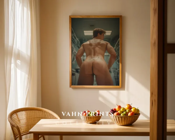 Attractive Man Photography Wall Print