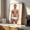 Attractive Male Photo Wall Poster