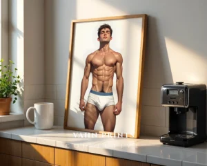 Attractive Male Photo Wall Poster