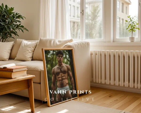 P837c_m1 Hot Guy Photo Art Instant Download