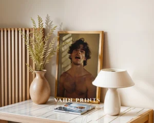 Handsome Guy Photography Wall Poster