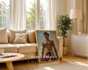 Modern Masculine Portrait Photography Print