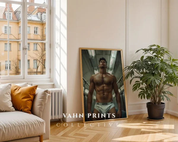 Clean Handsome Man Photography Poster