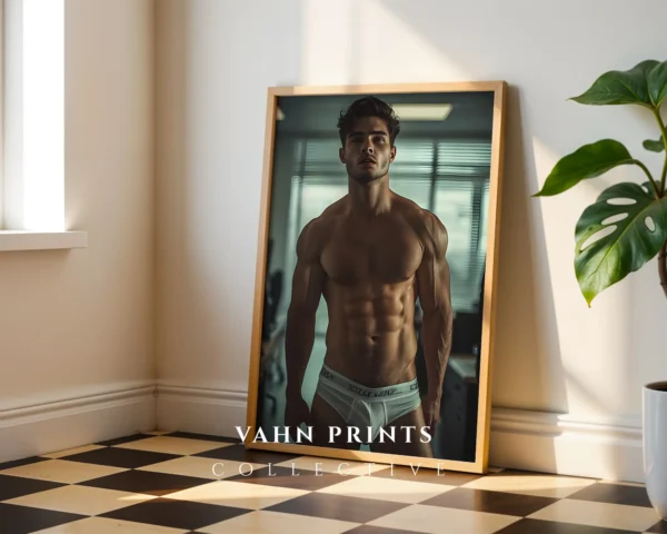 Attractive Guy Photo Wall Art Printable