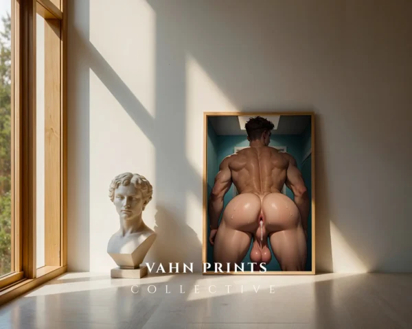 Attractive Male Model Photo Print