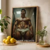 Hot Man Portrait Photo Wall Decor