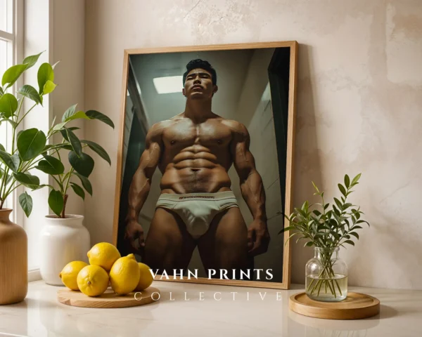 P862c_m1 Hot Man Portrait Photo Wall Decor