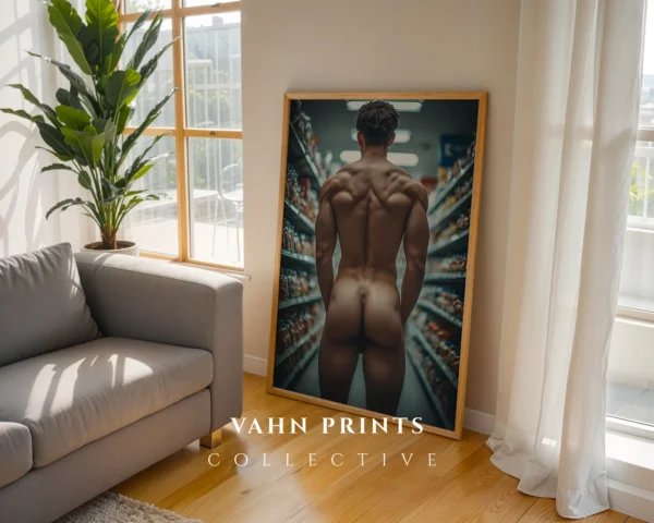 P869c_m1 Modern Male Portrait Photography Print