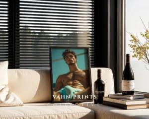 Handsome Male Studio Photography Poster