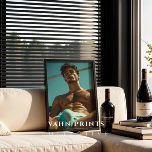 Handsome Male Studio Photography Poster