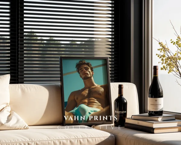 Handsome Male Studio Photography Poster