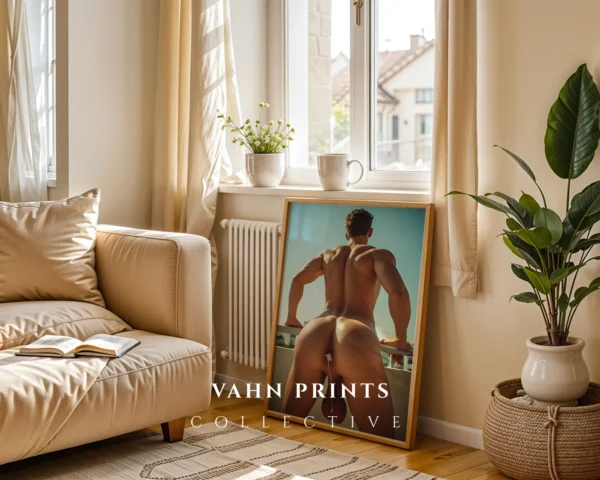 P873c_m1 Modern Masculine Portrait Photo Decor