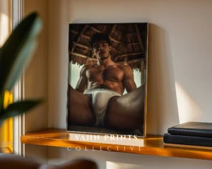 Stylish Handsome Man Photo Art