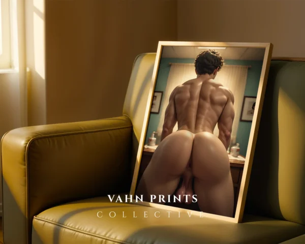 P883c_m1 Handsome Male Portrait Photo Decor