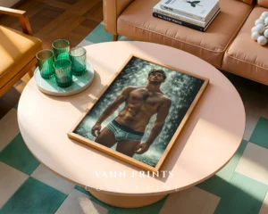 Attractive Guy Photo Wall Art Print