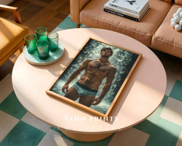 Attractive Guy Photo Wall Art Print