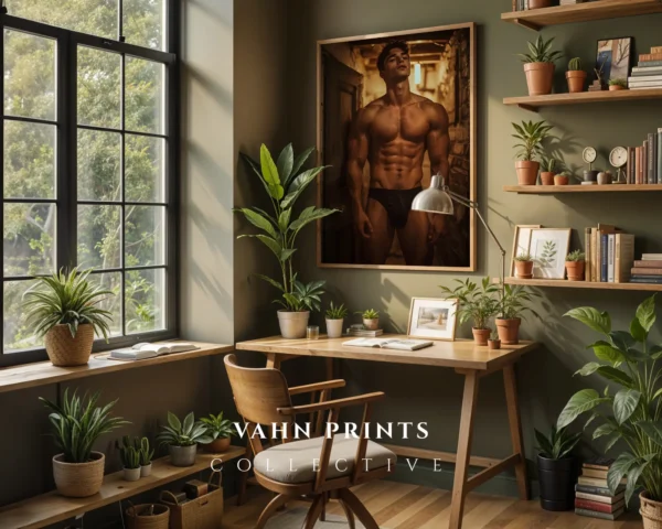 Modern Masculine Photography Poster