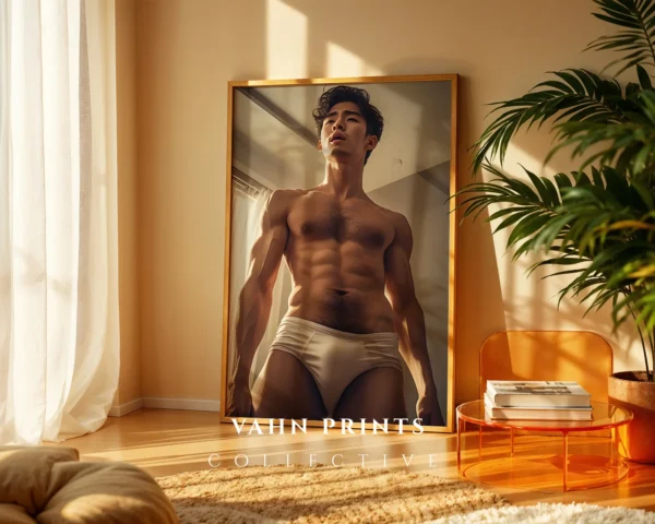 P895c_m1 Modern Gay Male Wall Art Photo