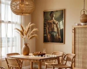 Gay Man Photo Art Printable