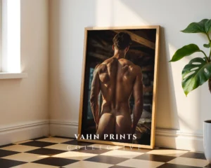 Elegant Gay Male Photo Wall Art