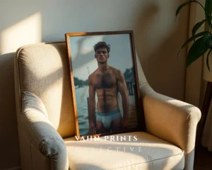 Gay Pride Male Photo Printable Poster