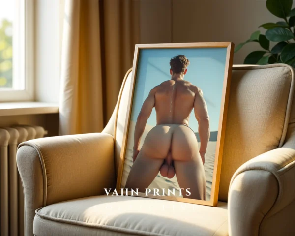 Minimal Gay Man Photo Wall Art