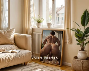 Gay Man Photo Art Wall Poster