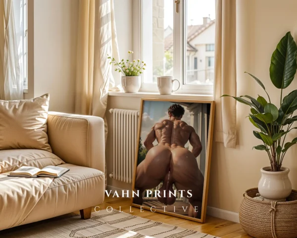 Gay Man Photo Art Wall Poster