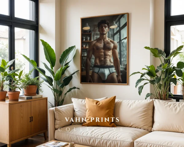 P922c_m1 Gay Pride Art Male Photography Decor